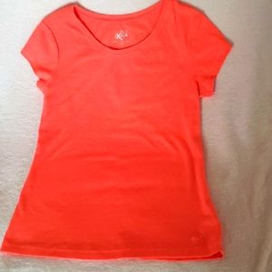 Justice short sleeve orange size kids 20